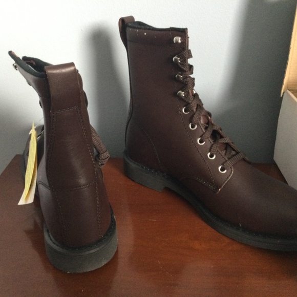 WORK AMERICA Men’s Leather Boots …new in box - Picture 5 of 6